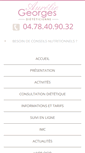 Mobile Screenshot of dieteticienne-georges-aurelie.com